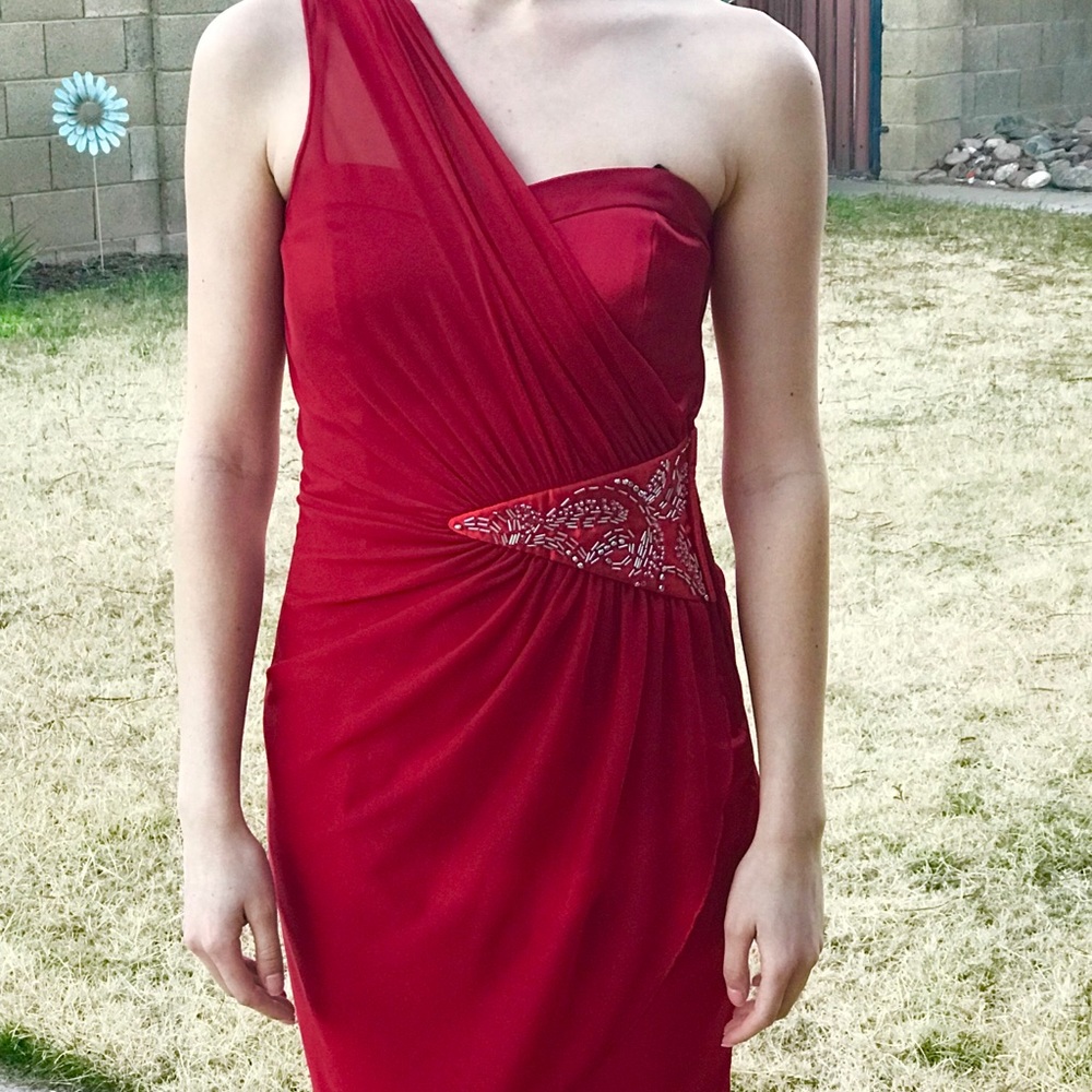 Red dress